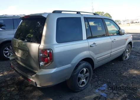 2006 Honda Pilot Ex-L из США, поврежденный, VIN 5FNYF28596B014633